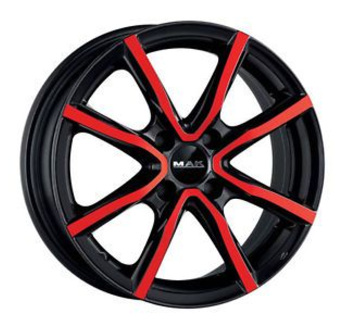 MILANO 4 YOU 5,5 15 42 4x100 MAK 60,10 BLACK AND RED